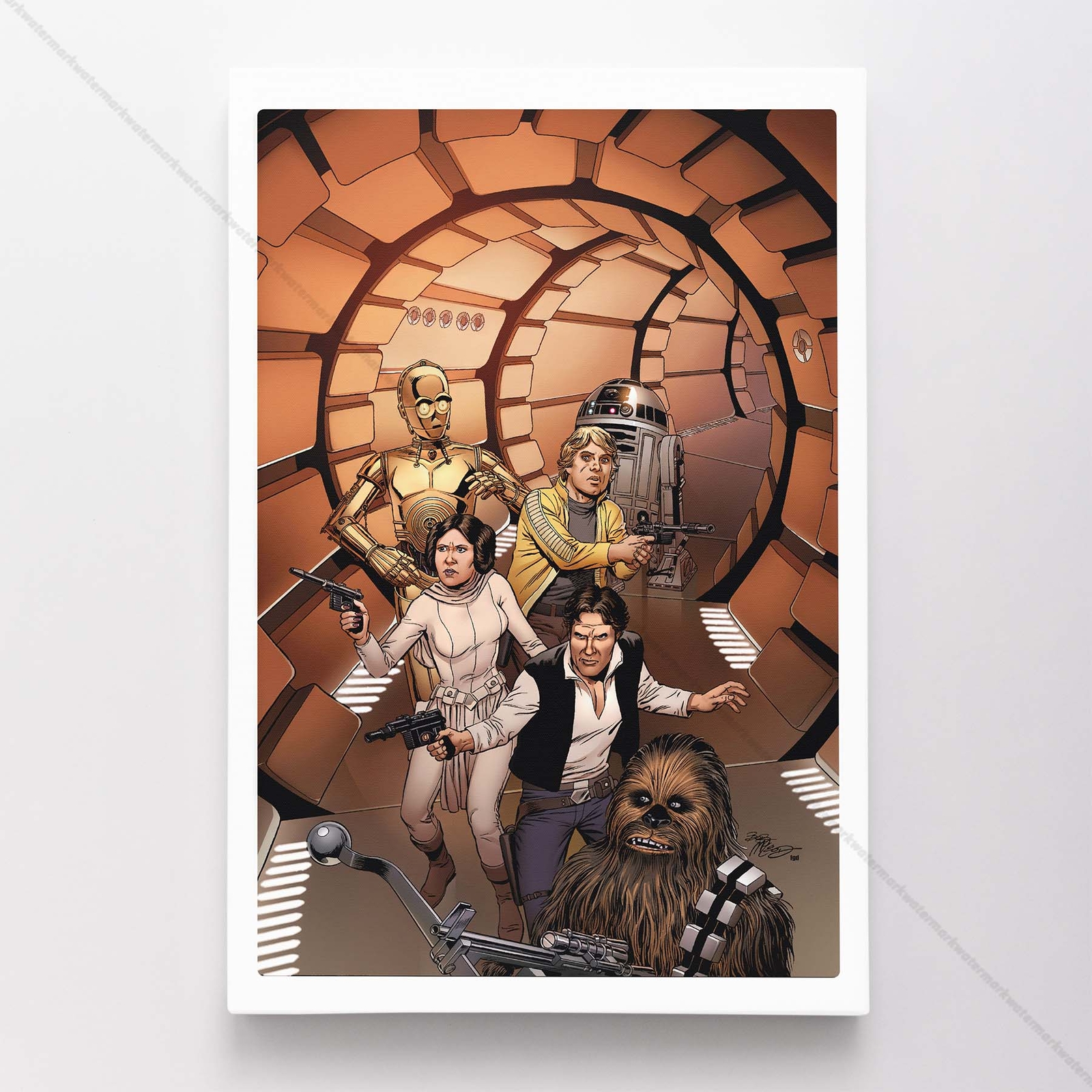 Star Wars Poster Canvas Movie Comic Art Print #111