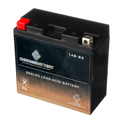 YT14B-BS Motorcycle Battery for Yamaha 1100cc XVS1100 V-Star All 1999-2010