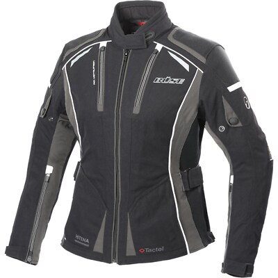 Büse Motorradjacke Damen Gr. 40 Linda Motorrad Jacke Textil wasserdicht schwarz