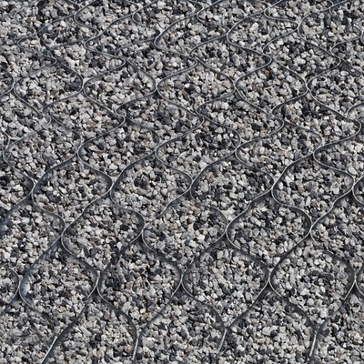 9x17Ft Ground Grid Scalable Ground Grid Gravel Grid Geo Grid Driveway Black US