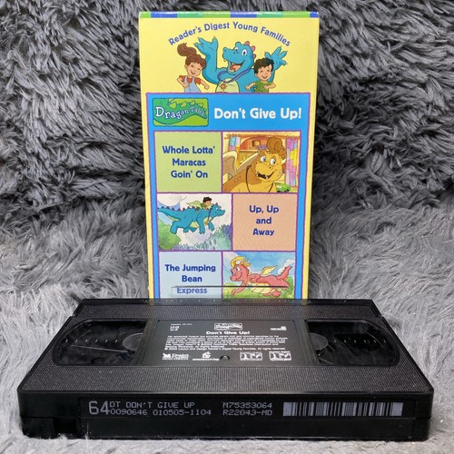 Dragon Tales Don't Give Up! VHS Tape 2002 Readers Digest