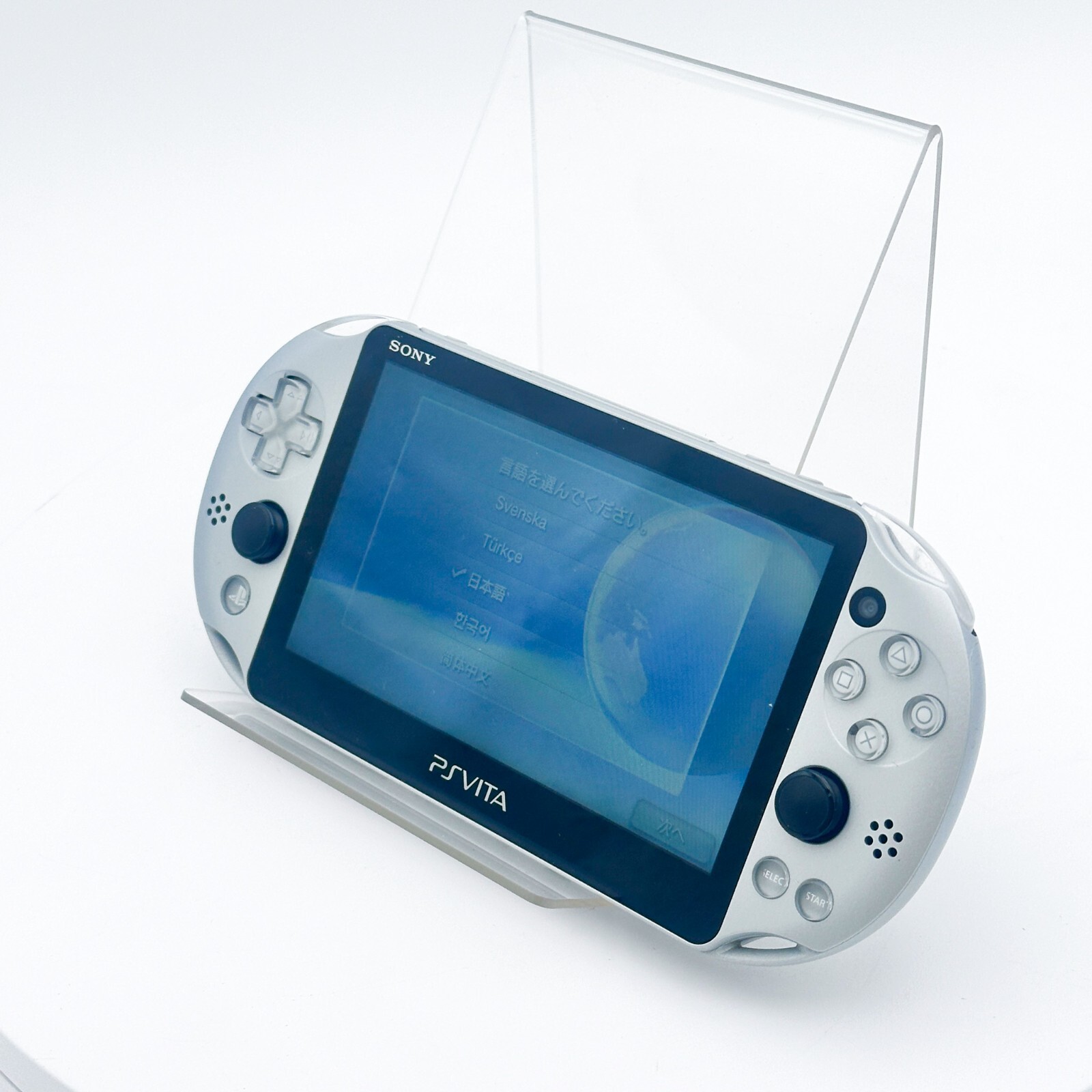 PS Vita Silver PCH 2000 ZA25 PSV Slim Console Good Condition