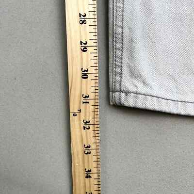 Vintage LA Gate Jeans Mens 40 Gray Denim Baggy Fit Straight Leg Hip Hop Skater