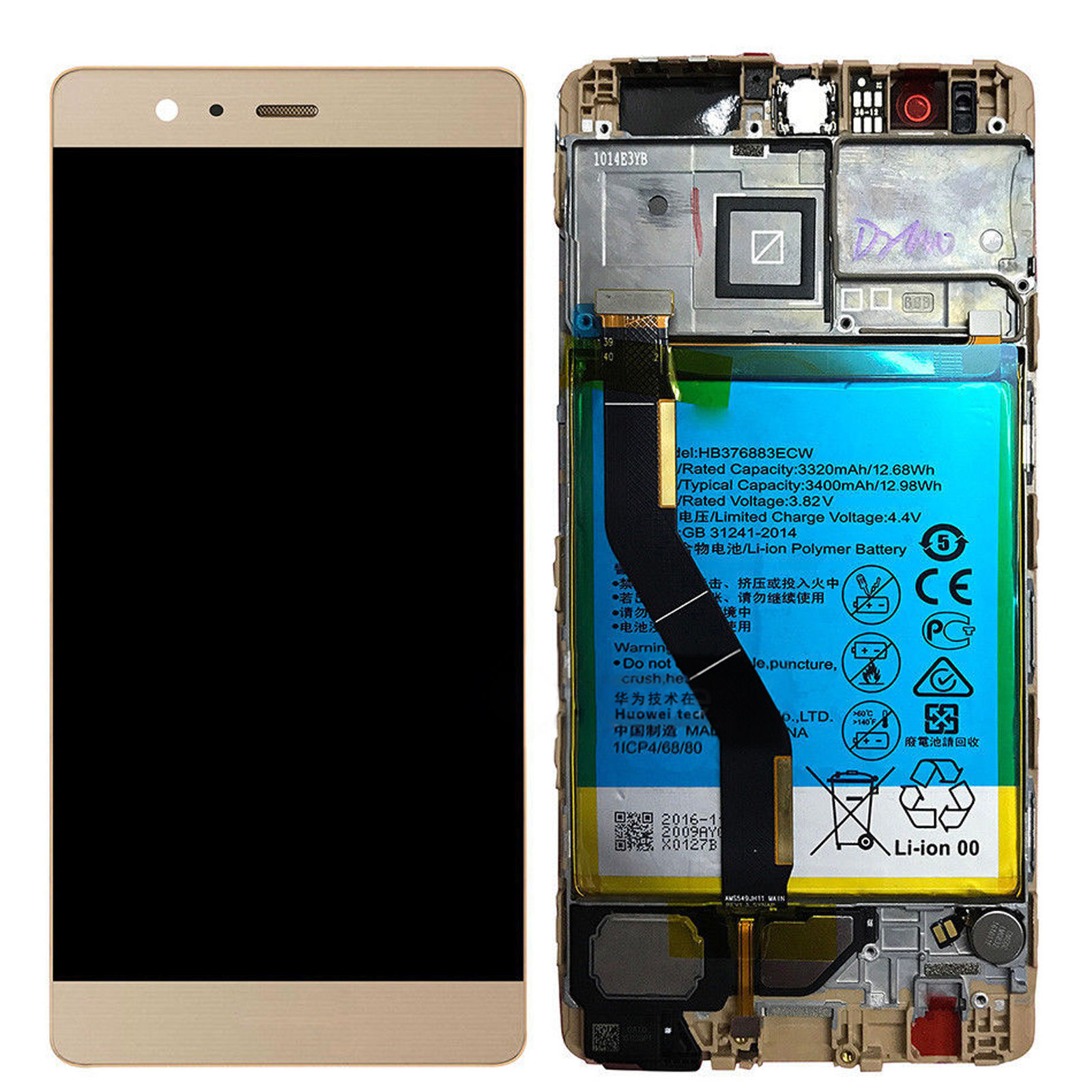 NEW Huawei P9 Plus VIE-L09 L29 AMOLED LCD Display Touch Screen