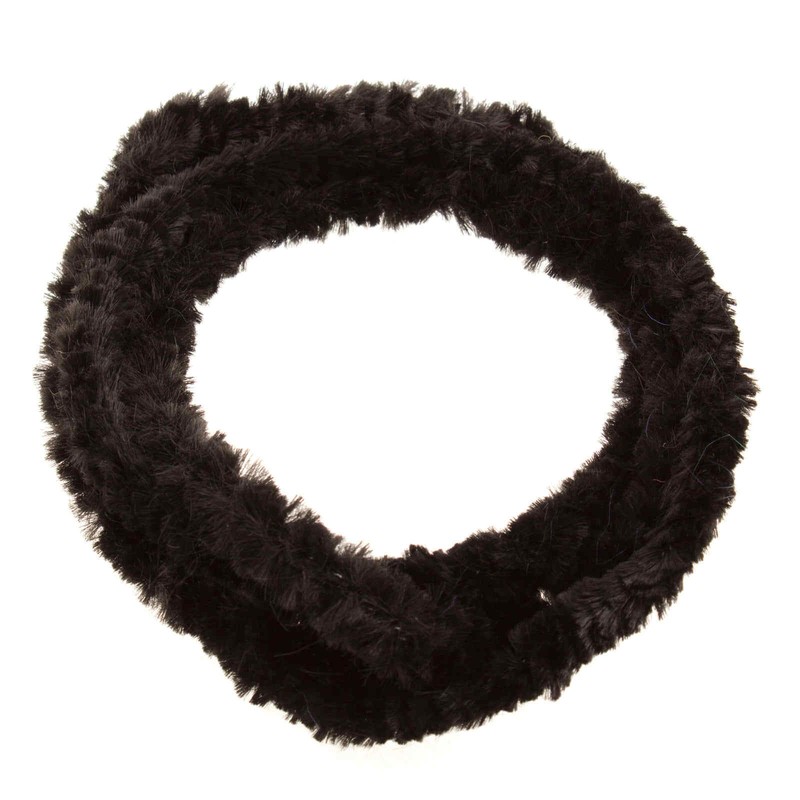 Paar Nabenputzringe, Schwarz/Schwarz, FÃ¼R Motorrad-Nabe Ã 232mm, 760 Mm Lang