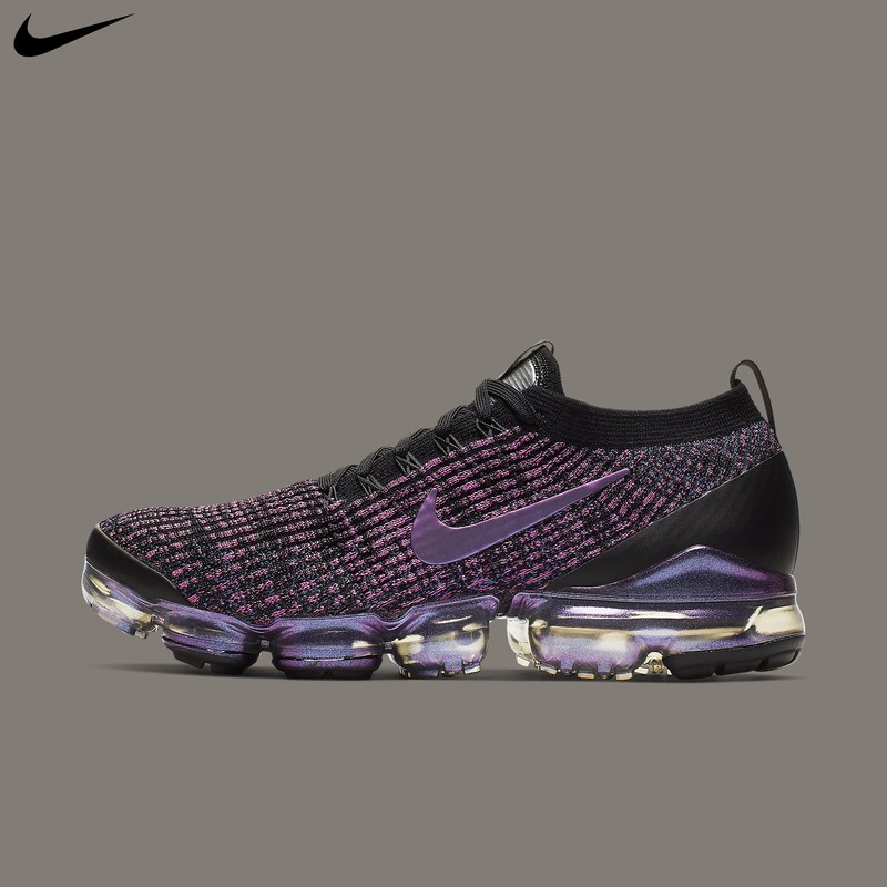 vapormax flyknit black and purple