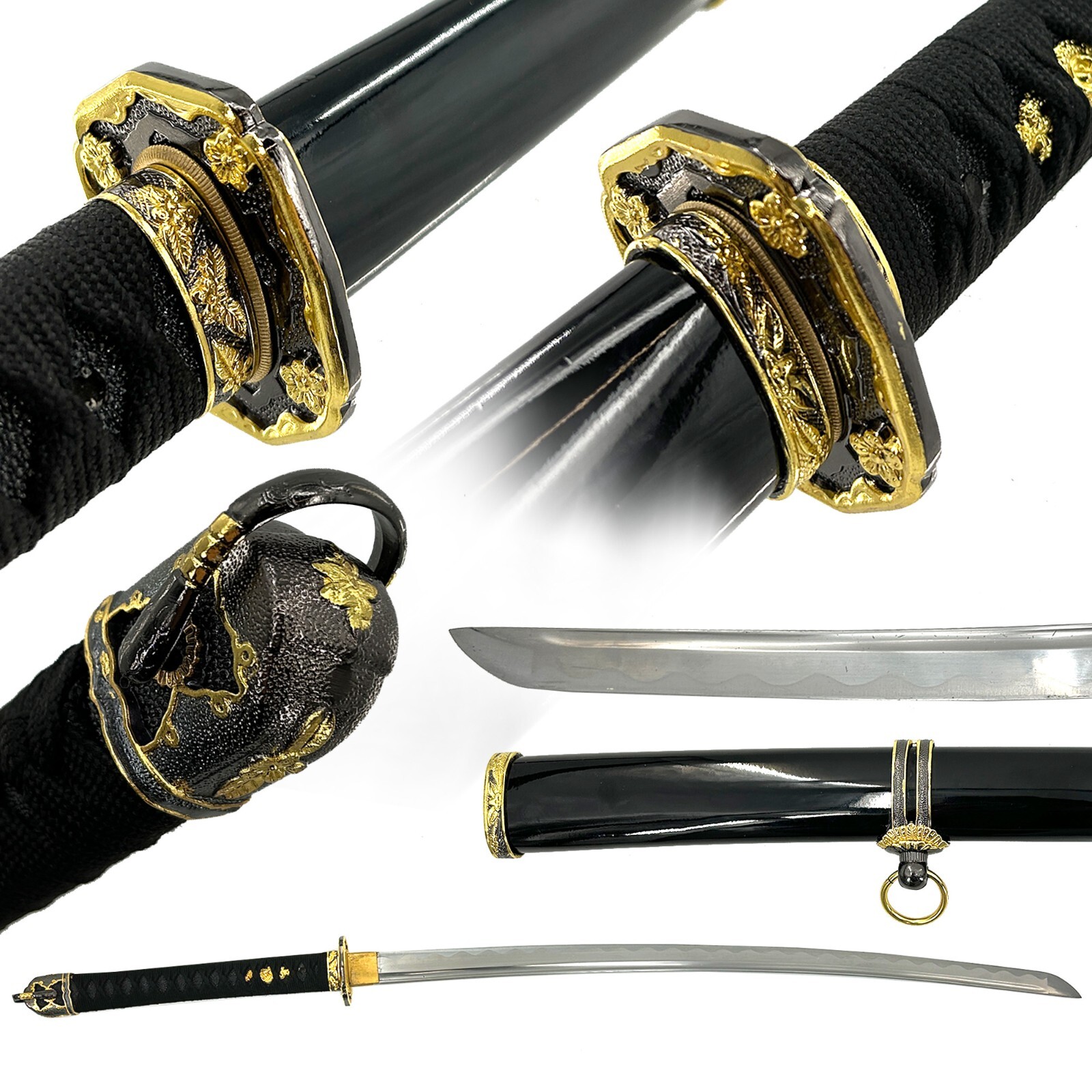 DYNASTY KATANA ORTEGA Black×Gold Limited Katana - Black Gold, Pegasus Leaders - luxury gifts