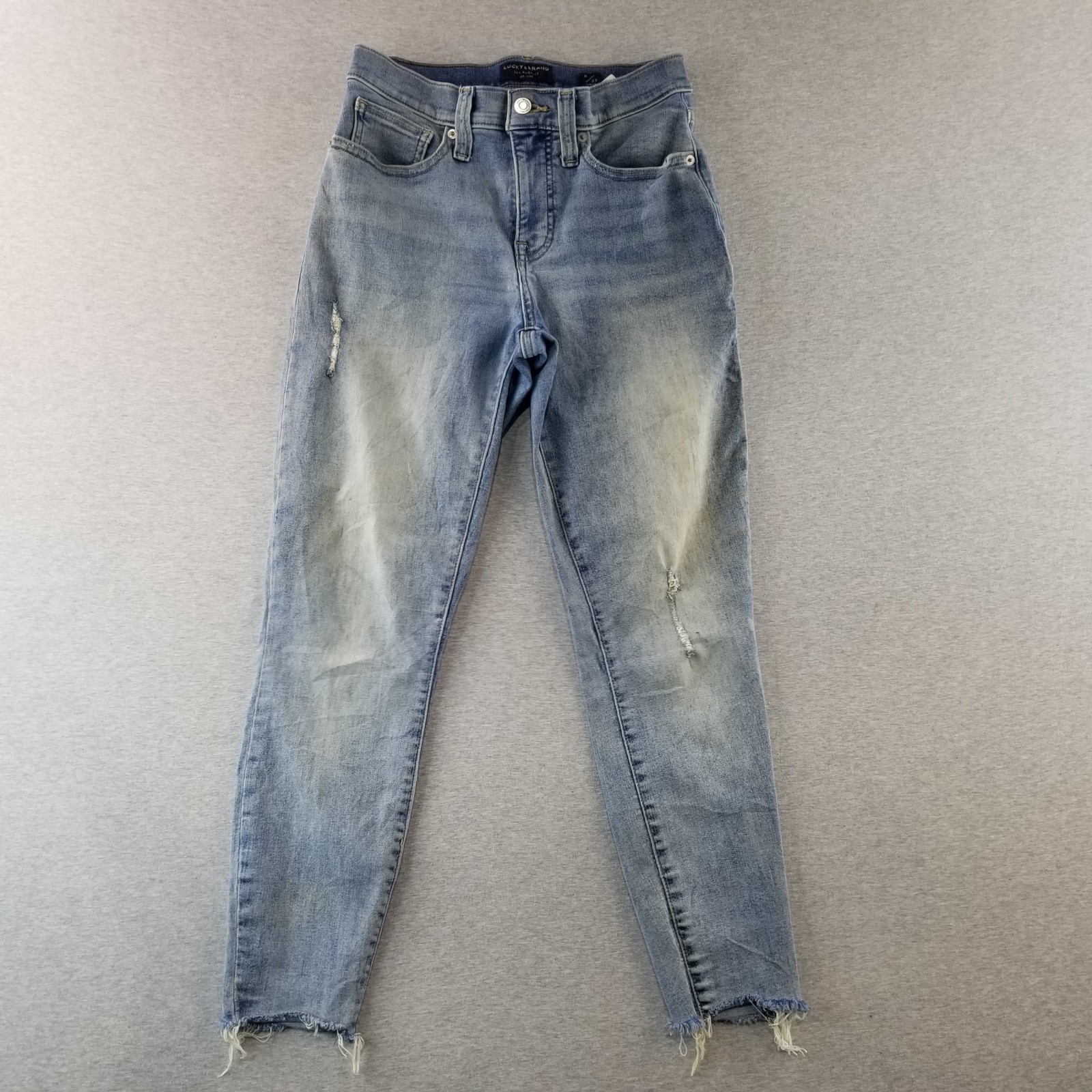 Lucky Brand Jeans Womens Sz 8/29 Ava Mid Rise Skinny Light Wash Normcore Stylish