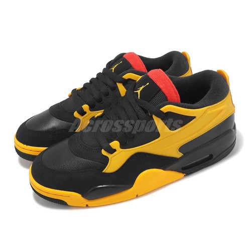 BSB　Air Jordan 4 ブラック/イエロー Nike Air Jordan 4 RM AJ4 Bruce Lee Men Casual Shoes Sneakers