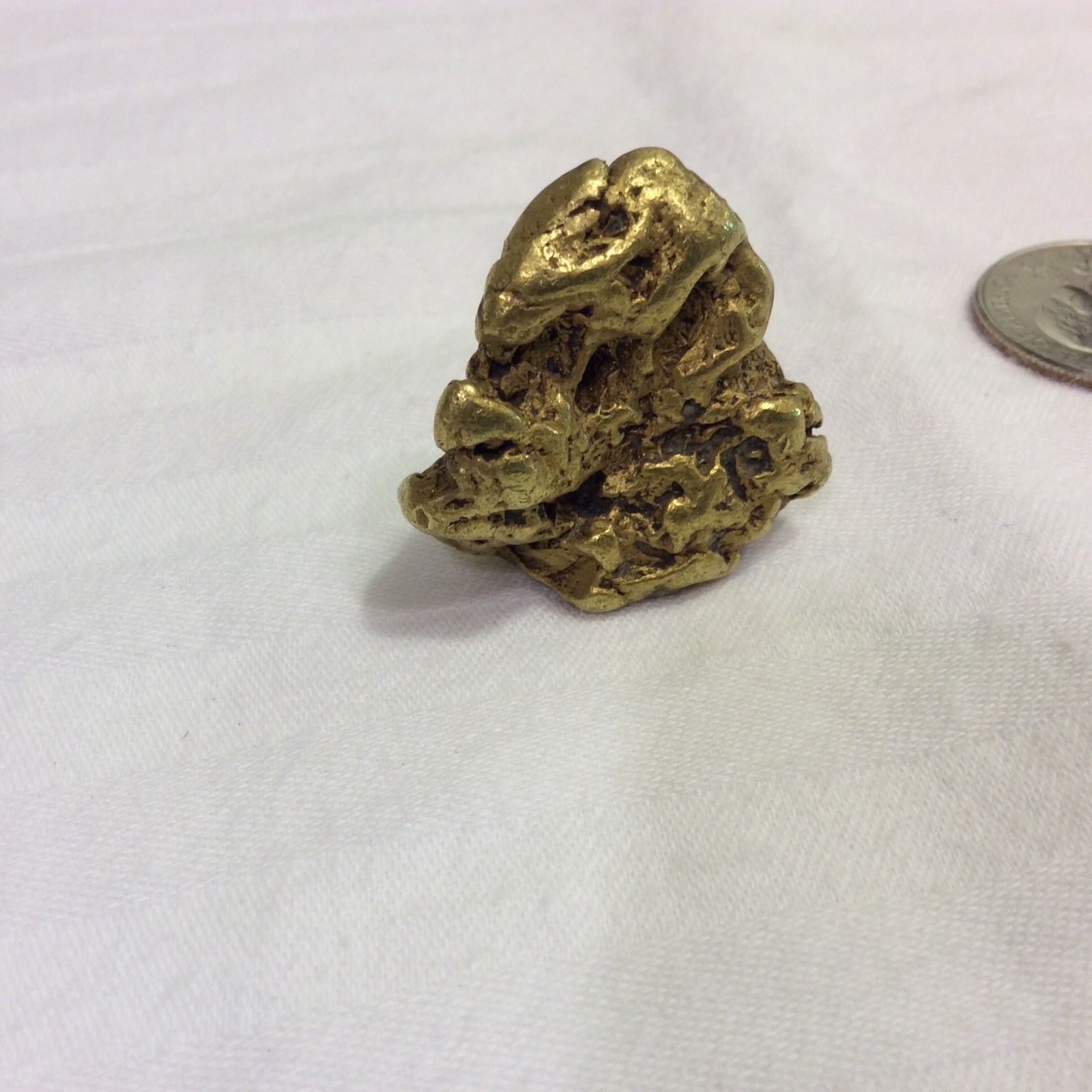 ** Gold in Quartz Specimen .. California Gold - 46.8 Grams **