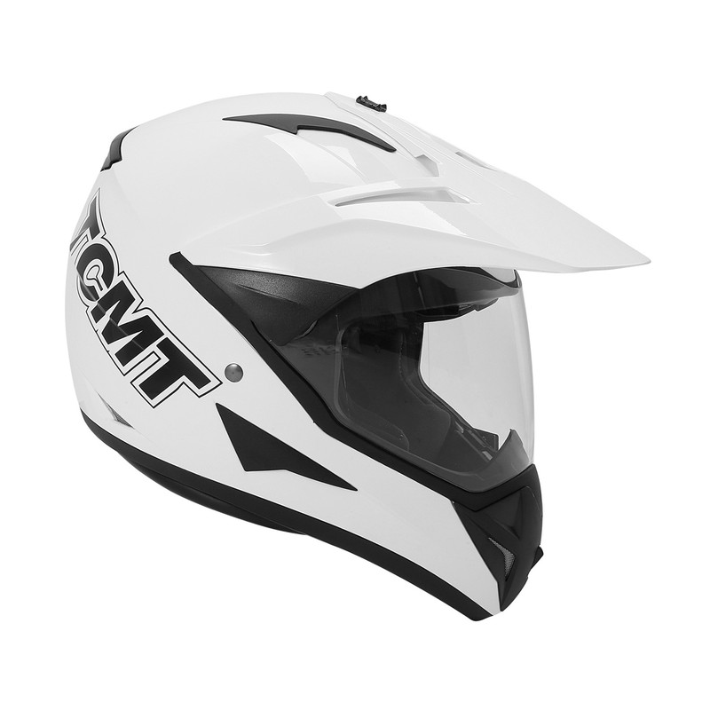 Adult Helmet Motorcycle Full Face Off Road Dirt Bike ATV DOT M L XL XXL White US