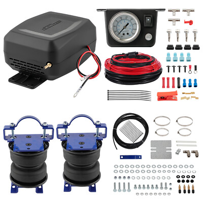 Air Suspension Kit+Wireless Compressor Kit for Silverado 2500HD 3500HD 2001-10