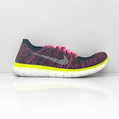 

Nike Girls Free Rn Flyknit 834363-600 Черные кроссовки для бега Размер 6,5 лет, Черный, Free Rn Flyknit