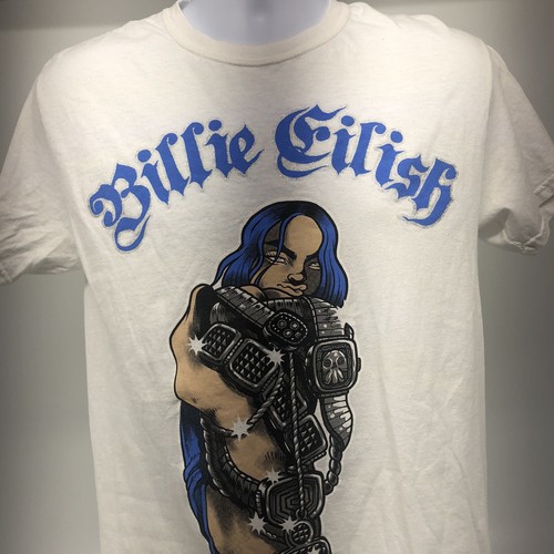 ミュージシャン BILLIE EILISH White Dateback tee XL ビリーアイリッシュ2025 White Dateback Tee Tシ Lサイズ - メルカリ