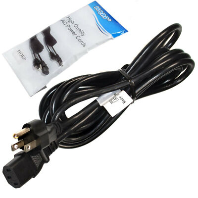 HQRP AC Power Cord for Behringer Studio Monitors / Portable Speakers Mains Cable
