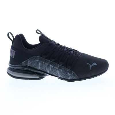 

Мужские кроссовки Puma Axelion Graphic 19425201, черные парусиновые, 10,5, Черный, Puma Axelion Graphic