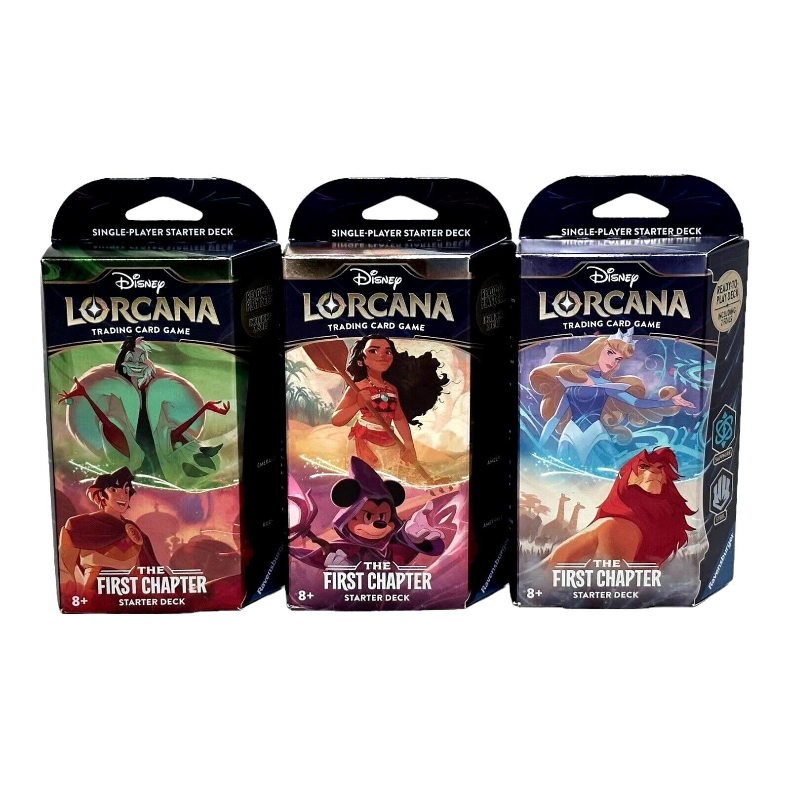 新品lorcana the first chapter staster deck Disney Lorcana: The First Chapter Starter Deck (Sapphire