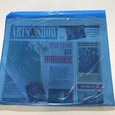 VINTAGE Chicago Sun Times Arts & Show Steve Dahl/Garry Meier December 19, 1993