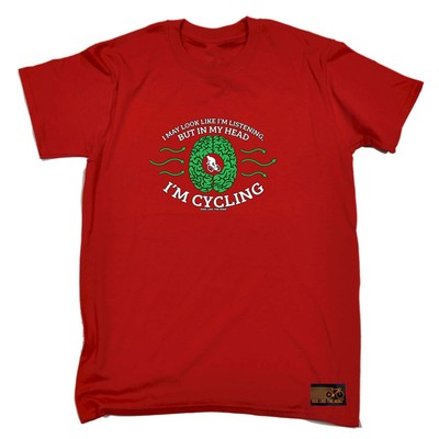 Cycling Rltw I May Look Like Im Listening - Mens Funny Novelty T-Shirt Tshirts