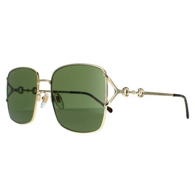Pre-owned Gucci Sunglasses Gg1018sk 002 Gold Green