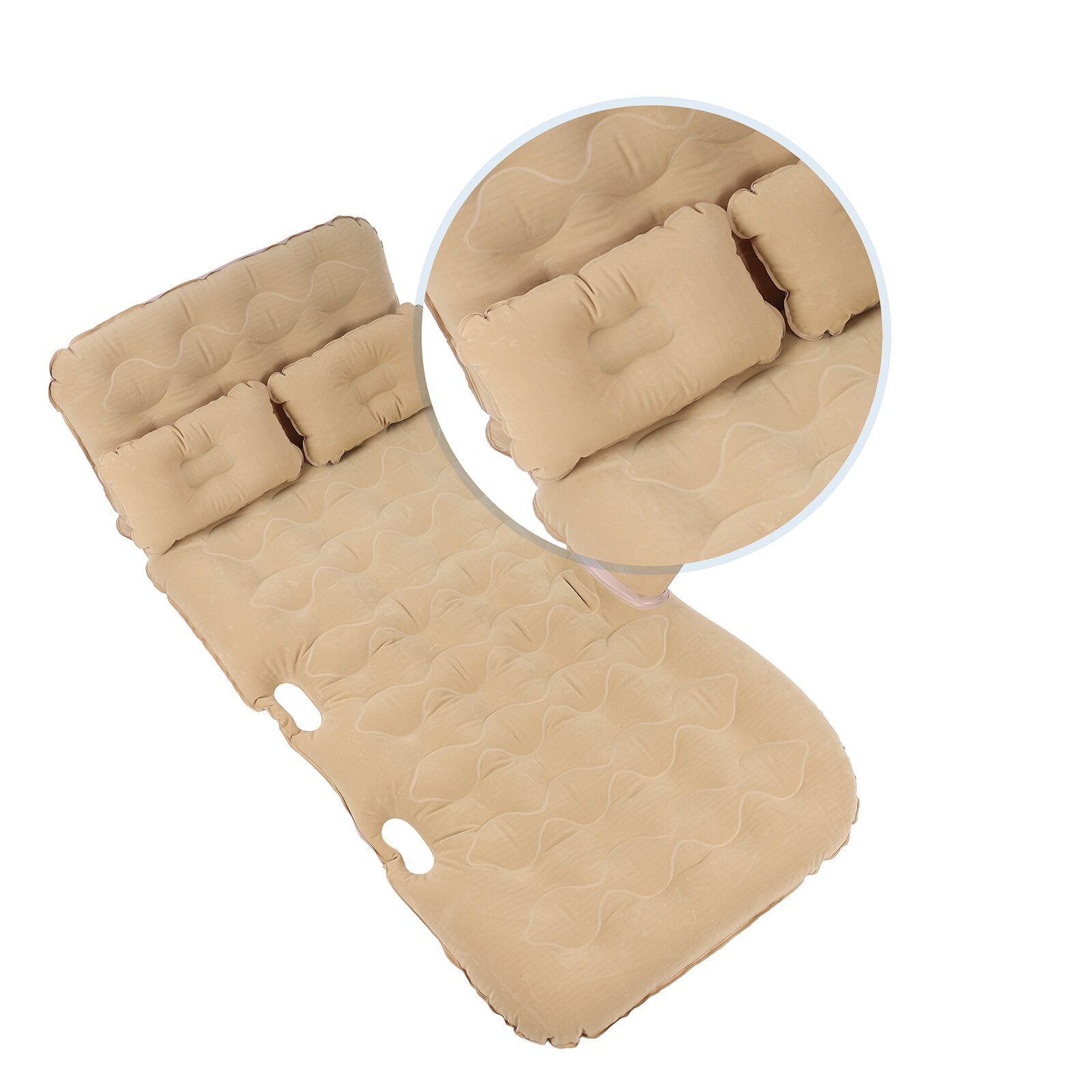 Inflatable Car Travel Air Mattress Thickened Flocking &PVC Camping Bed Universal