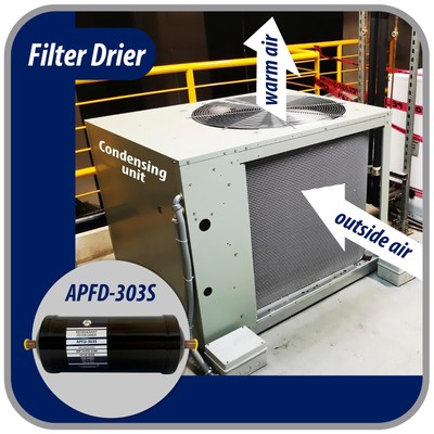 Appli Parts liquid line refrigerant ac filter drier hvac refrigeration 303S 3/8 