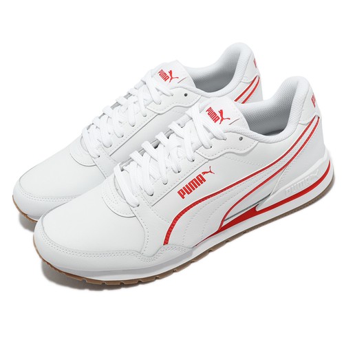 

Мужская повседневная обувь унисекс Puma ST Runner V3 Bold White High Risk Red 388128-02, Белый, St Runner V3 Bold