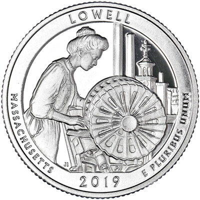 2019 S Parks Quarter ATB Proof Set Gem DCam No Box or COA 5 Coin CN-Clad US Mint