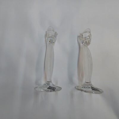 Mikasa Spring Aria Candle Holders 8'' Tall Set of Two New The Box Has Some...