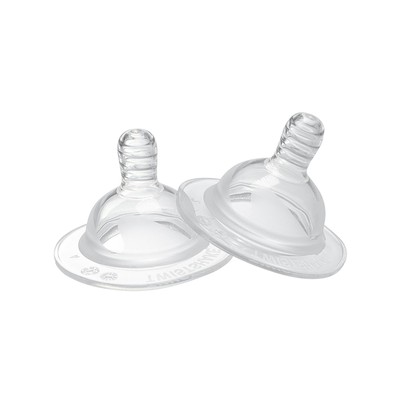 Twistshake Baby Anti-Colic Teats - Set of 2 (Medium Size)   Baby Bottle Teats wi