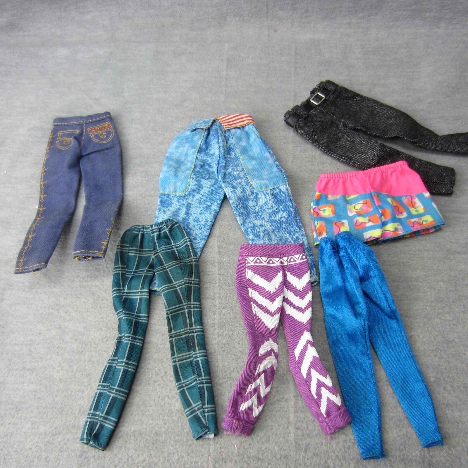 Barbie Doll Fashion Doll Pants Lot Leggings Denim Shorts | eBay