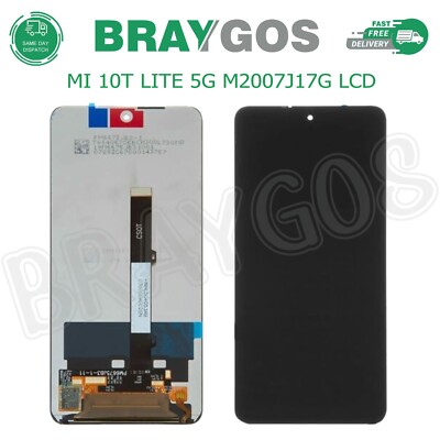 Replacement For XIAOMI MI 10T LITE 5G M2007J17G Touch Screen LCD Display Black