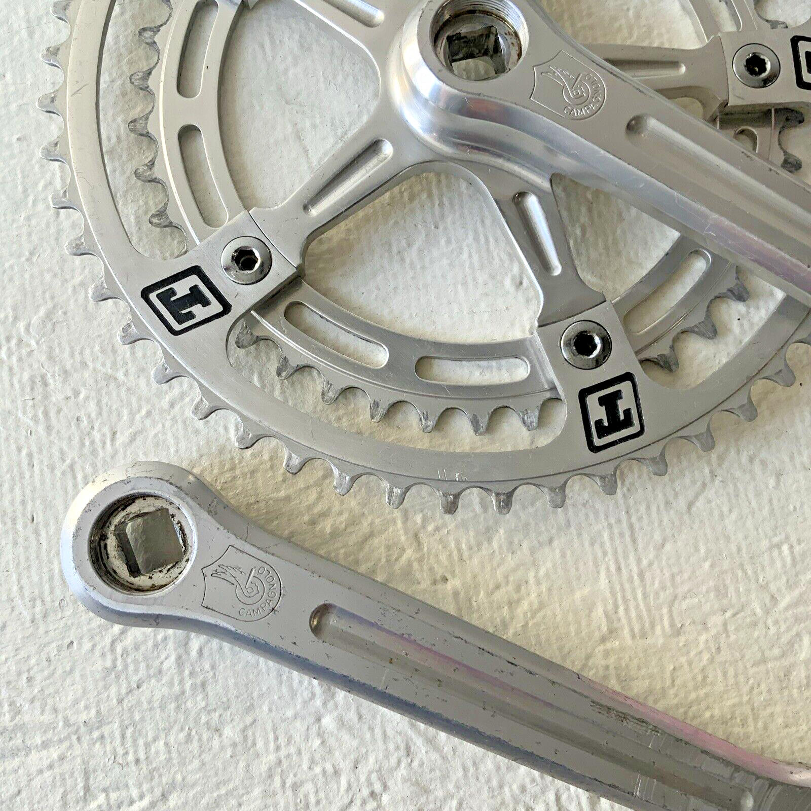 CAMPAGNOLO SUPER RECORD CRANKSET DOUBLE 53-42 TOOTH 170 MM ARM LENGTH