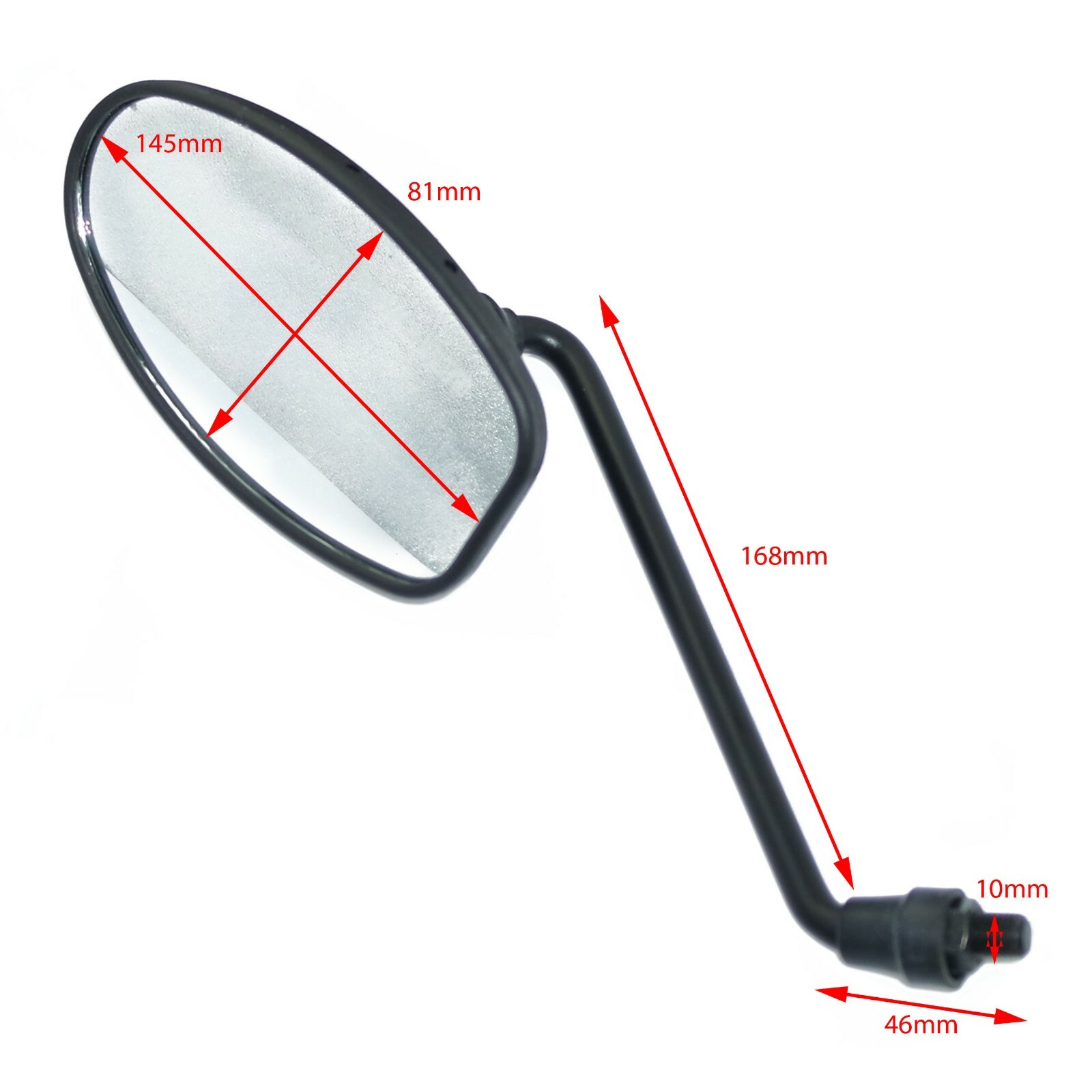 Fits Royal enfield Continental GT 535 Right Side Rear View Mirror 