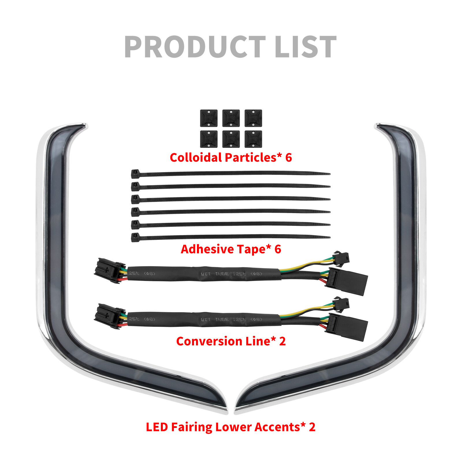 New Fairing Lower LED Turn Signal Running Light Fit For Harley Touring 06-13