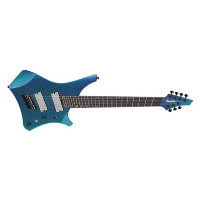 Ibanez Alpha A527 Multi-Scale 7-String Guitar, Ebony Fretboard, Nebula Shift
