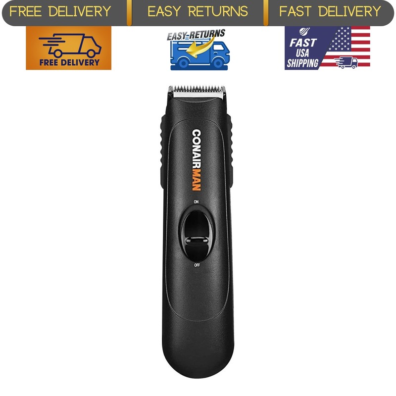 ConairMan Cordless Beard & Mustache Nose/Ear Trimmer for Men