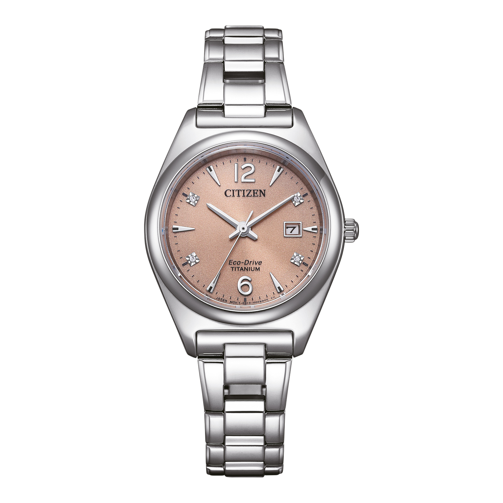 CITIZEN Damen Armbanduhr EW2601-81Z Solar Eco-Drive Titan Datum 29mm B-Ware - Bild 1 von 3