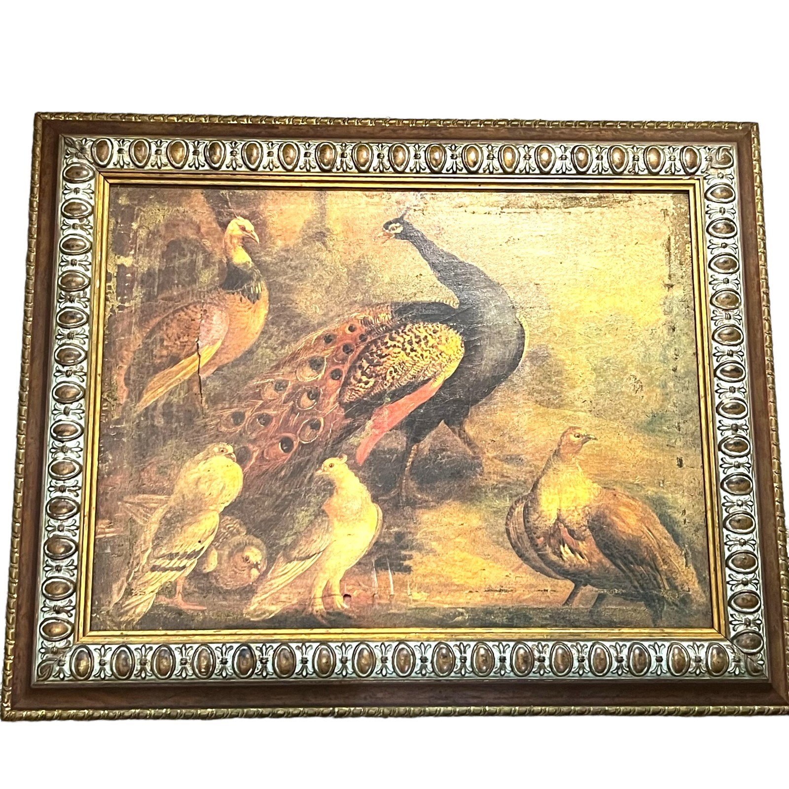 Antique Baroque 1690 Manner of Marmaduke Craddock HUGE Oil on Canvas Painting
