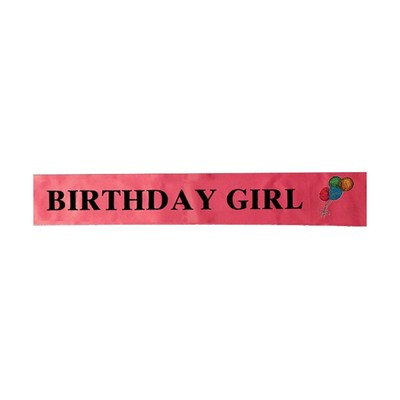 Elope B39day Girl Sash Hot Pink