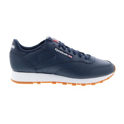 

Мужские кроссовки Reebok Classic Leather GY3600 Blue Lace Up Lifestyle, Синий, Reebok Classic Leather