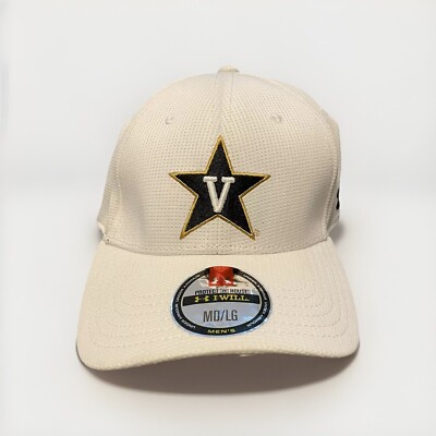 vanderbilt commodores Hat Under Armour (Md/Lg) Flex Fit Cap White