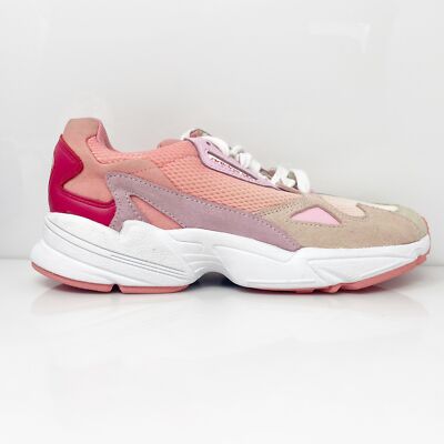 

Adidas Womens Falcon EF1964 Розовые повседневные кроссовки, размер 7,5, Розовый, Falcon
