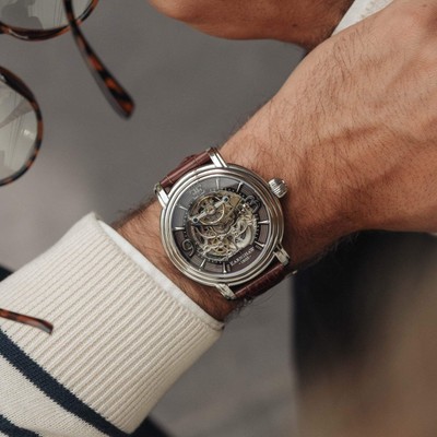 Pre-owned Thomas Earnshaw Longcase Automatic Gray Watch - Brand
