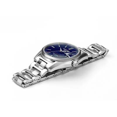 ROAMER ROAMER 210665 41 45 20 MEN'S SEAROCK AUTOMATIC BLUE DIAL WRISTWATCH