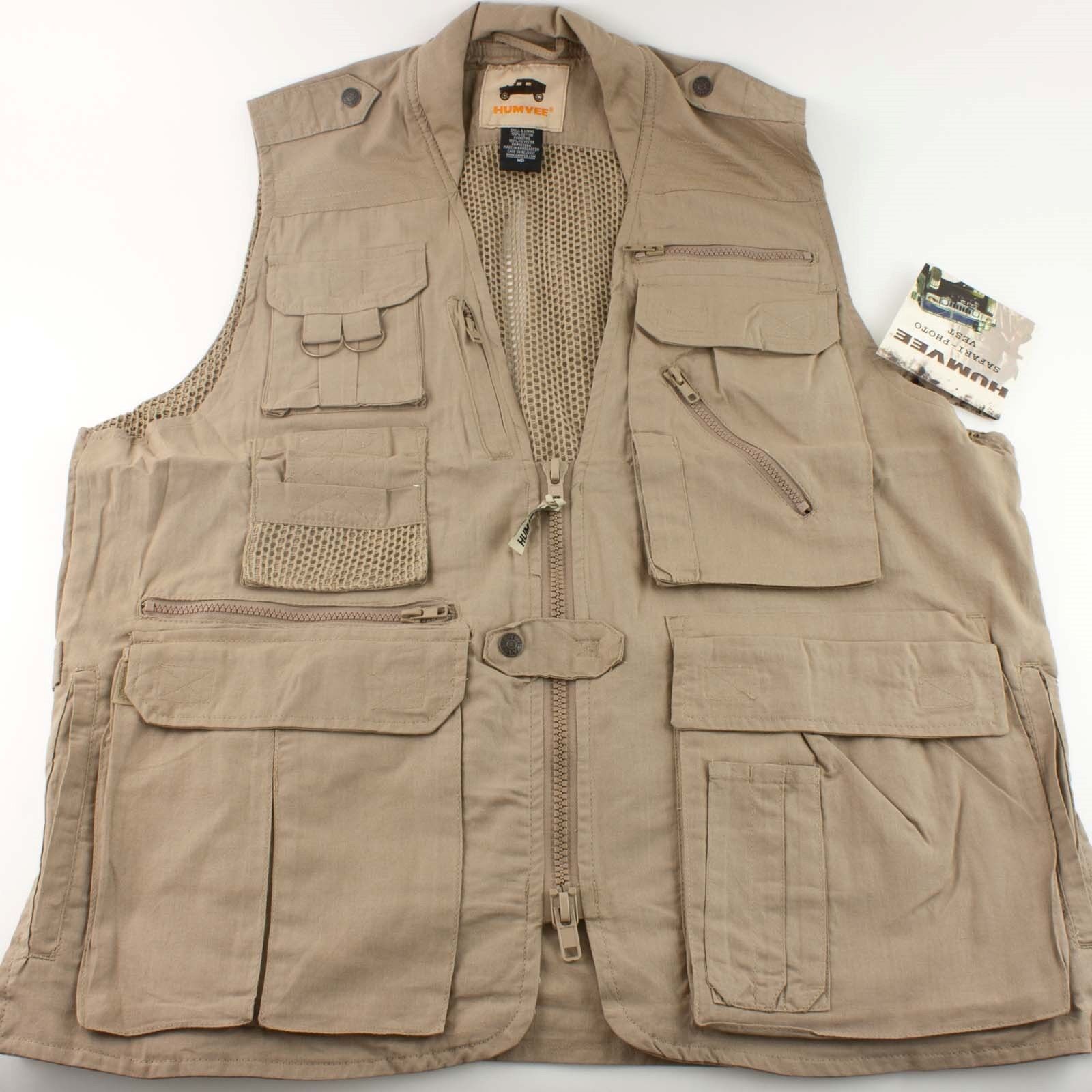 Humvee Safari Vest Size Chart