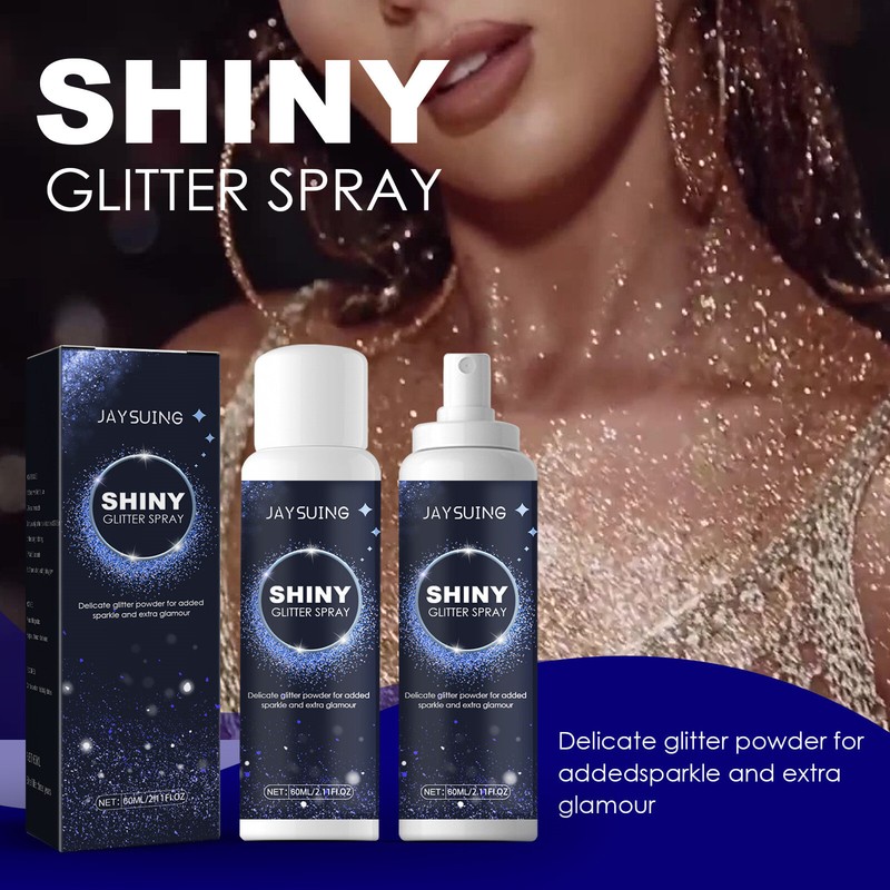 60 Ml Glitter Spray For Hair And Body Nightclub Party Body Glitter