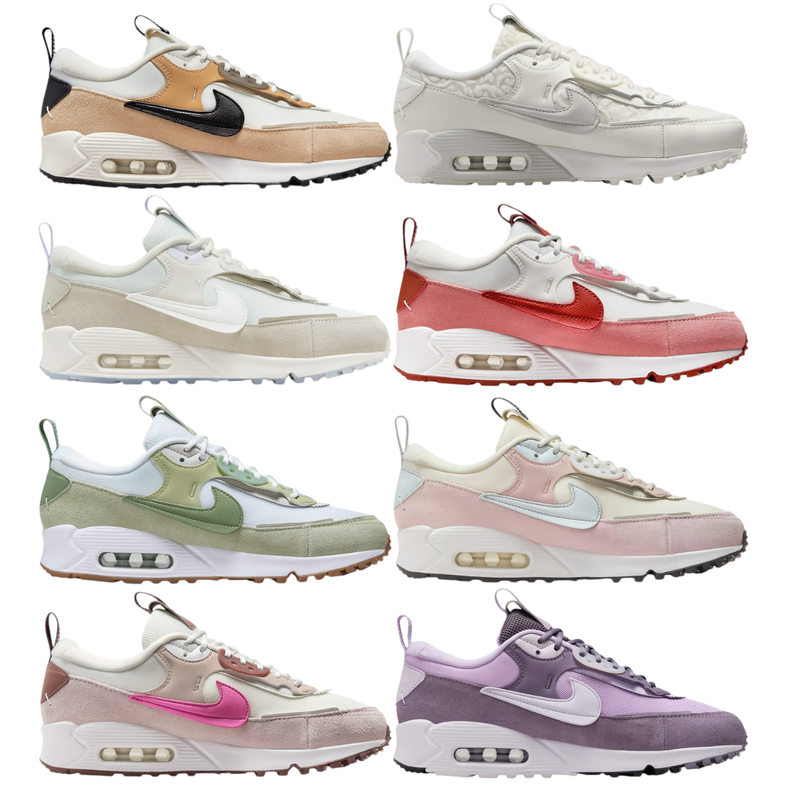 Женская повседневная обувь Nike AIR MAX 90 FUTURA ВСЕХ ЦВЕТОВ, размеры США 6-11, НОВАЯ В КОРОБКЕ