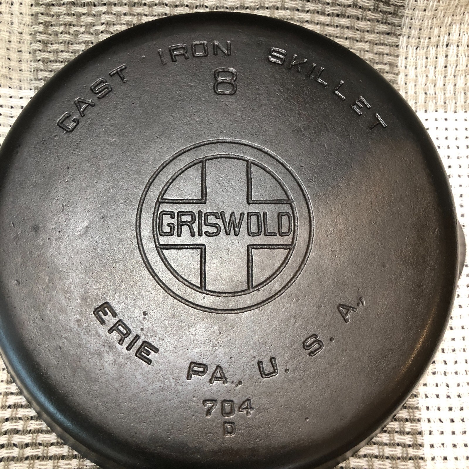 Vintage #8 Griswold Cast Iron Skillet , Large Logo | eBay Vintage #8 Griswold Cast Iron Skillet , Large Logo | eBay