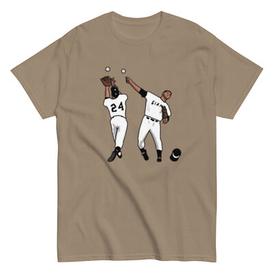 Willie Mays The Catch Savannah Brown T-Shirt